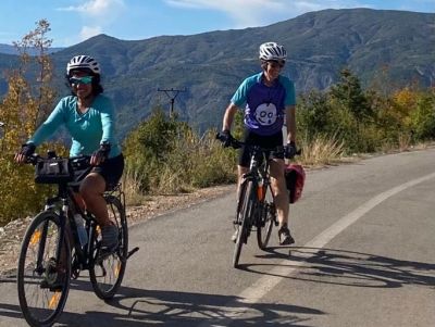Donal Burke Cycling on the  tour with redspokes